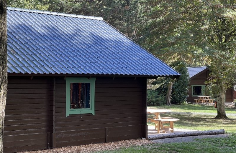 Christelijke camping frankrijk bourgogne bos chalet 16