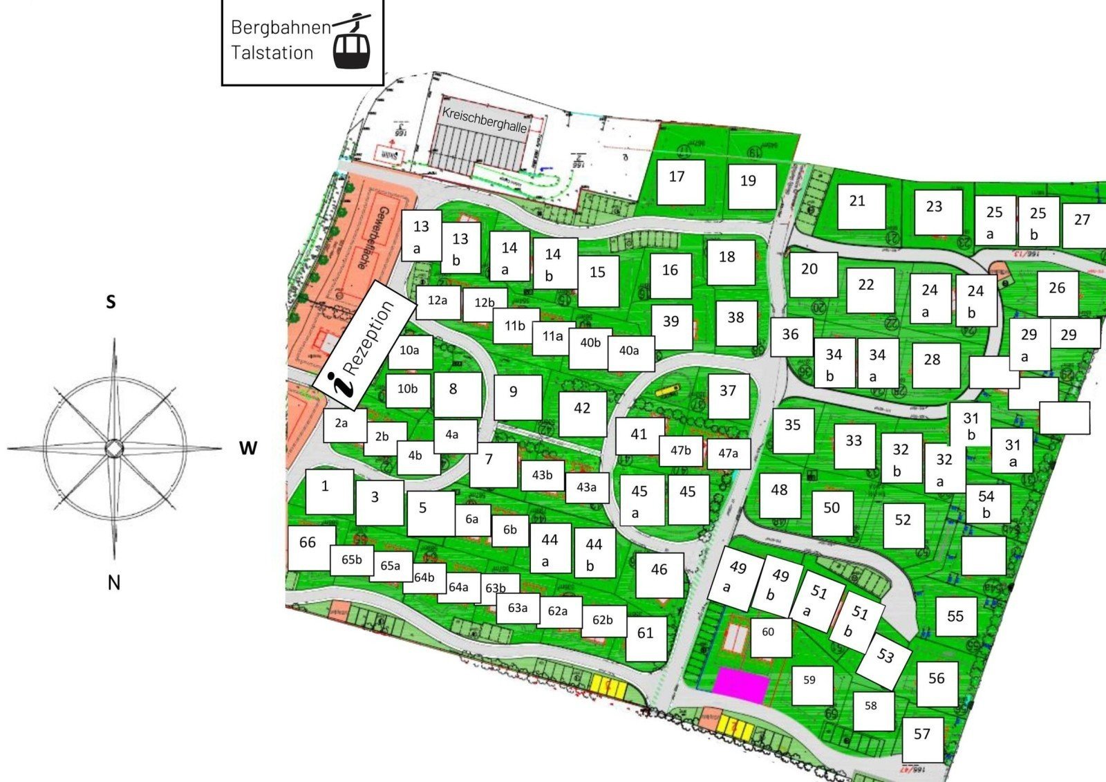 Plattegrond kreischberg gast