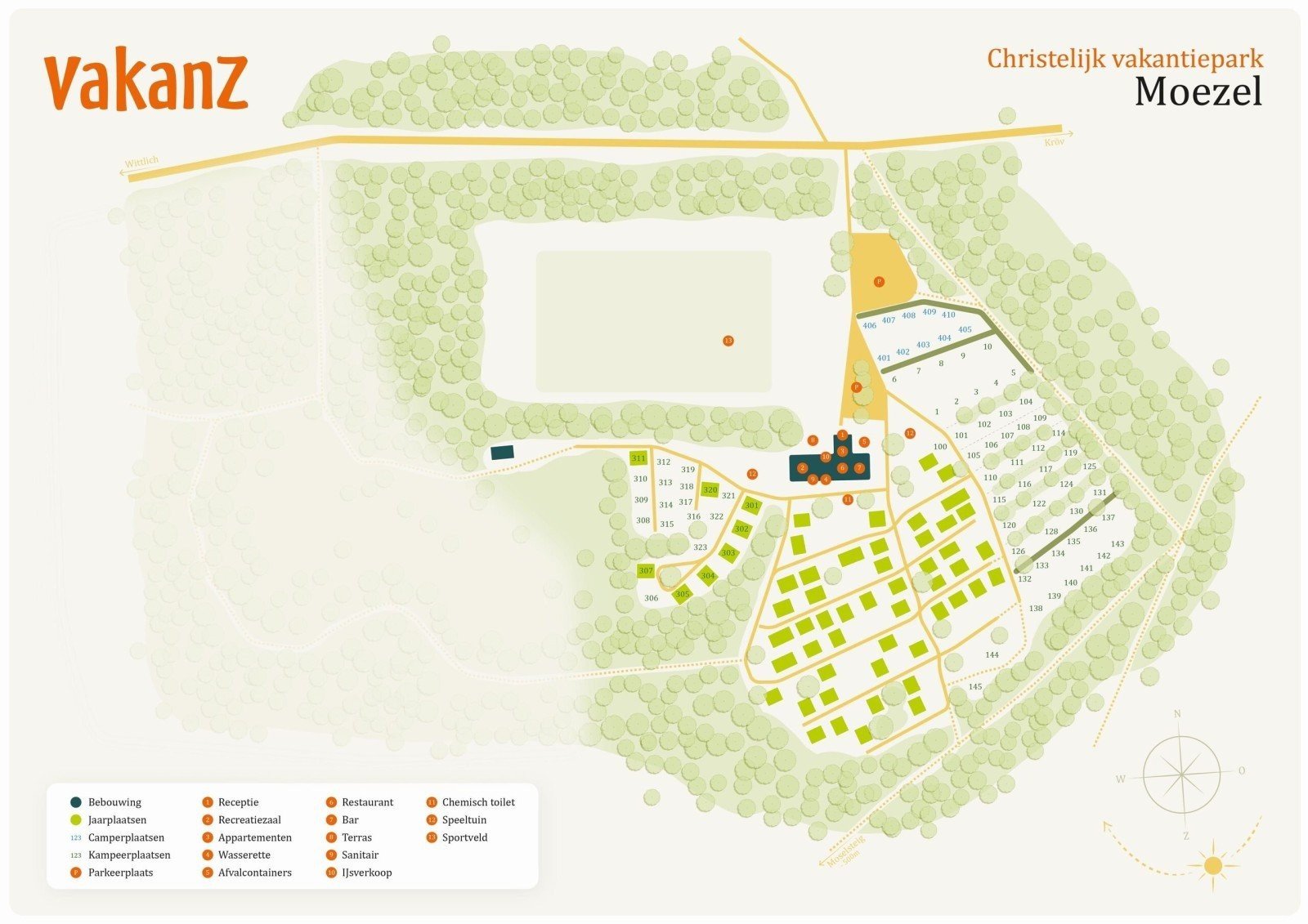 Plattegrond moezel verkleind